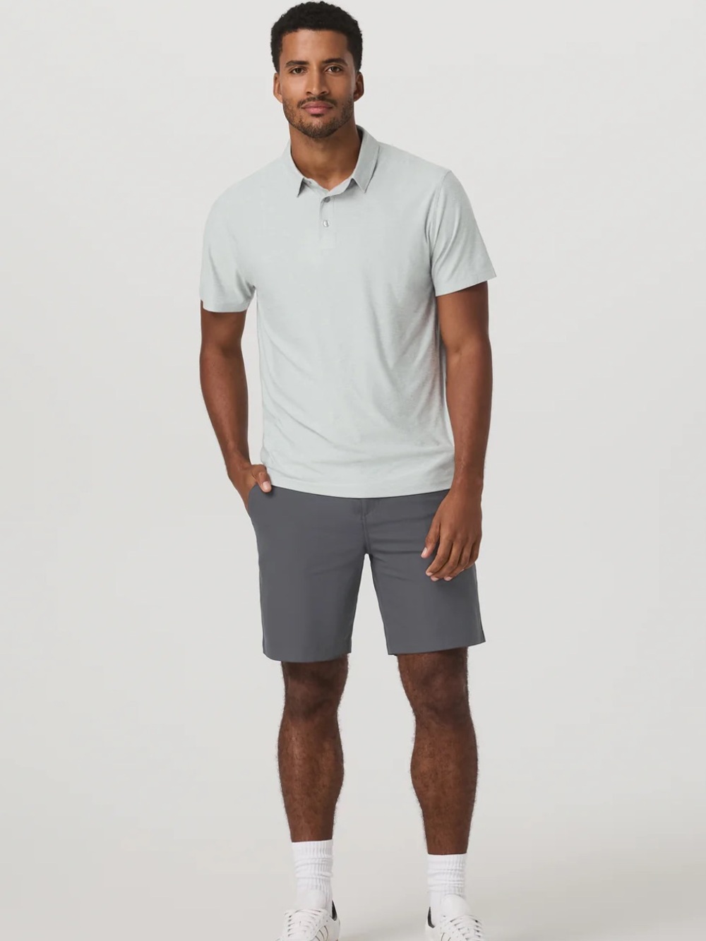 Vuori Strato Tech Polo Light Grey